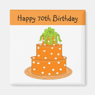 70. Geburtstag Magnet