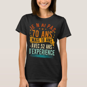 70. Geburtstag Männer und Frauen Original-Spaß T-Shirt