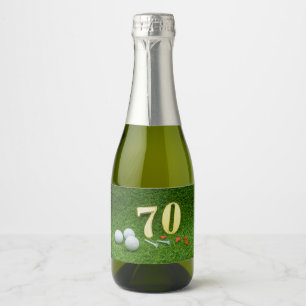 70. Geburtstag mit Golfball auf Grün