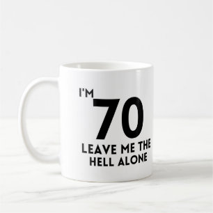 70. Geburtstag Niedlich 70 Jahre alt Party Kaffeetasse