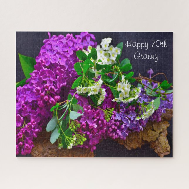 70. Geburtstag Oma. Puzzle (Horizontal)