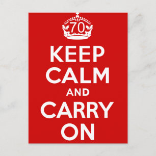 70. Geburtstag Postkarte