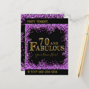 70. Geburtstag  Postkarte