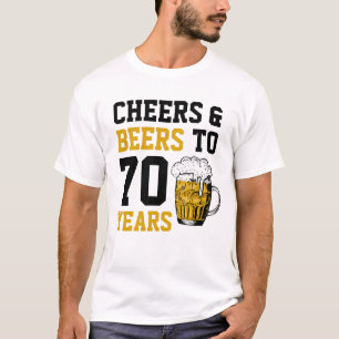 70. Geburtstag Prost & Bier auf 70 Jahre T-Shirt