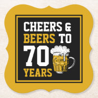 70. Geburtstag Prost & Bier für 70 Jahre Lustig