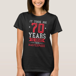 70. Geburtstag Retro Vintag erschüttert T-Shirt
