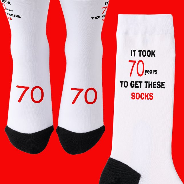 70. Geburtstag Socken Männer Lustig (Von Creator hochgeladen)