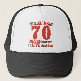 70. Geburtstag Spaß Höhe Truckerkappe