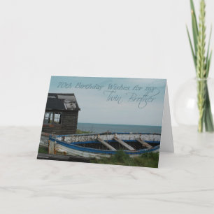 70. Geburtstag Twin Brother Karte