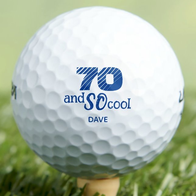 70. Geburtstag Vater Geschenk - Phantastisch so Co Golfball (Von Creator hochgeladen)