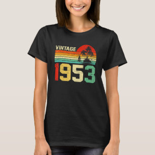 70. Geburtstag Vintag 1953 Retro Männer Frauen 70  T-Shirt
