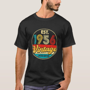70. Geburtstag Vintage 1956 Limitierte Auflage 70. T-Shirt