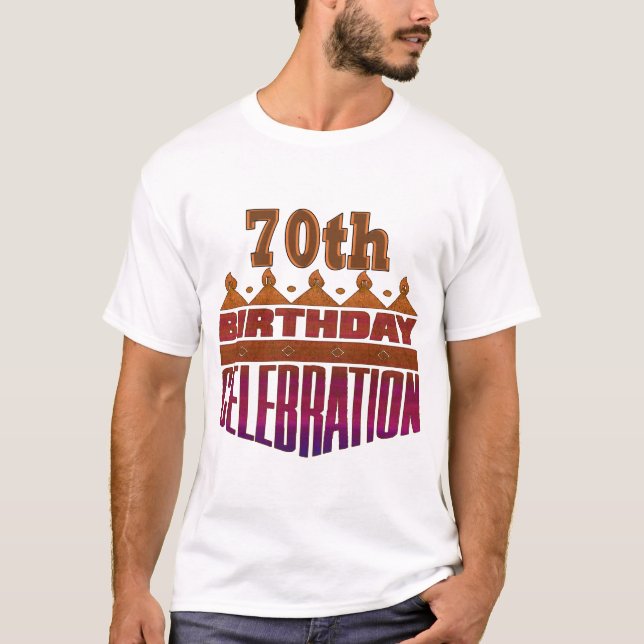 70. Geburtstags-Feier-Geschenke T-Shirt (Vorderseite)