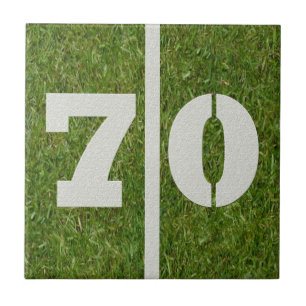 70. Geburtstags-Fußball-kundengerechte Fliese