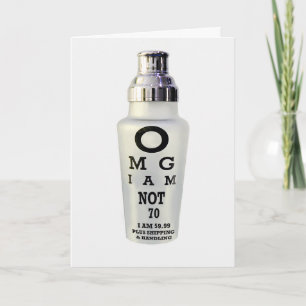 70. Geburtstags-Karte Karte