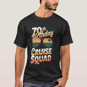 70. Geburtstags-Kreuzfahrt-Mannschaft Palm Shades T-Shirt