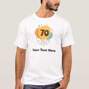 70. Geburtstags-Party-Geschenk-Idee T-Shirt