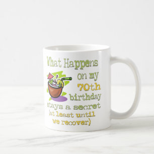 70. Geburtstags-Party-Geschenke. Was auf meinem Kaffeetasse