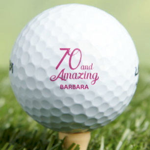 70. Geburtstagsgeschenk Golfbälle 70 und phantasti