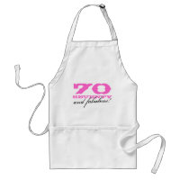70. Geburtstagsgeschenk-Schürze | 70 und