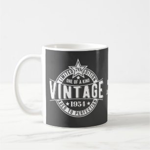 70. Geburtstagsgeschenk Vintage 1950 Gereift in Pe Kaffeetasse