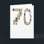 70. Geburtstagskarte, Bierkarte Karte<br><div class="desc">Diese Grußkarten werden durch meine Tagesträume inspiriert. Ich hoffe einige von ihnen Anzug Ihre Freunde und Familie!
Alle Karten sind meine eigenen Entwürfe,  größtenteils Drucke meiner Handillustrationen unter Verwendung der mutigen Farben und Humor. Die Strecke ist modern geschaffen,  gemacht in Großbritannien und Berufs-.</div>