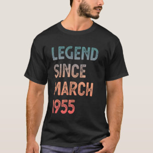 70. Geburtstagslegende seit März 1955 T-Shirt