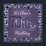 70. Geburtstagsparty Einladung für Männer<br><div class="desc">Perfekt für Männchen ... Alle Altersstufen verfügbar.</div>