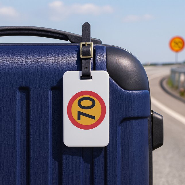 70 Geschwindigkeitsbegrenzungszeichen für den Stra Gepäckanhänger (Von Creator hochgeladen)