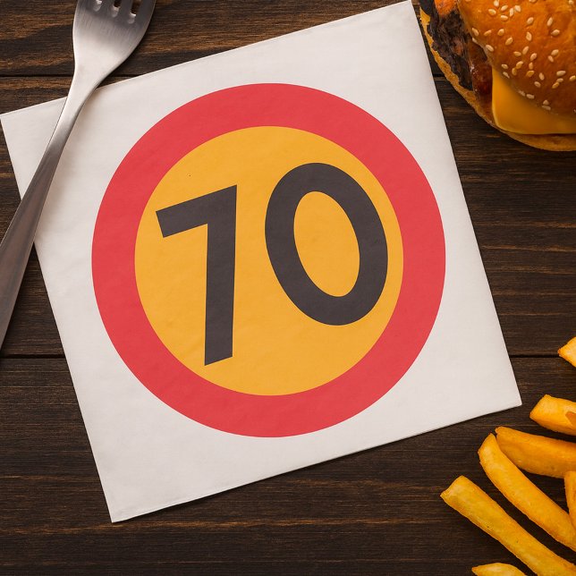 70 Geschwindigkeitsbegrenzungszeichen für den Stra Serviette (Von Creator hochgeladen)