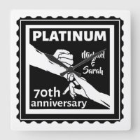 70. Hochzeitstag blaues Platin traditionell