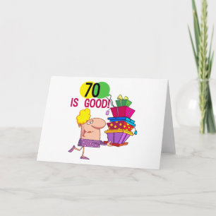 70 ist Gute Geburtstagsgeschenke und Geschenke Karte