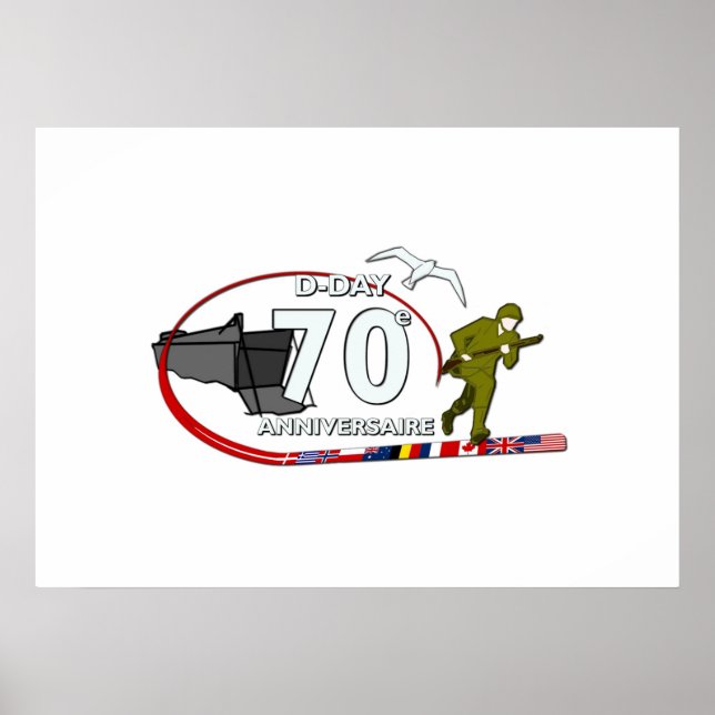 70-Jahr-Poster Poster (Vorne)