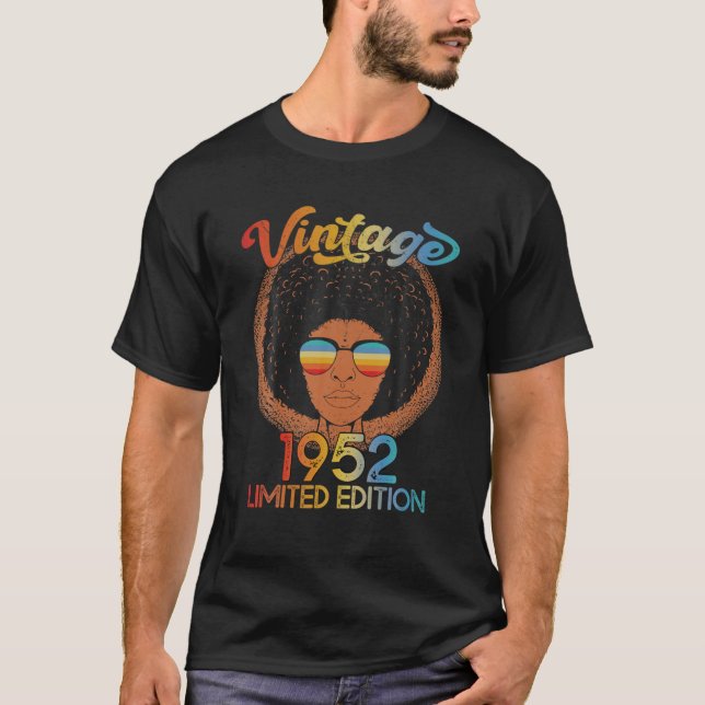 70 Jahre alt 70. Geburtstag Schwarzafrikaner T-Shirt (Vorderseite)