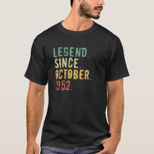70 Jahre alt 70. Geburtstagsfeier seit 1. Oktober T-Shirt