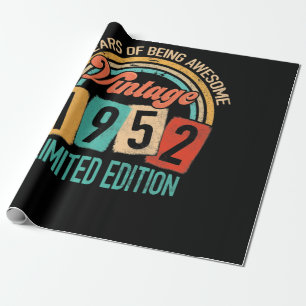 70 Jahre alt, großartig zu sein im Jahr 1952 70. G Geschenkpapier