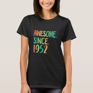 70 Jahre alt Mädchen Herz Blumendekor Phantastisch T-Shirt