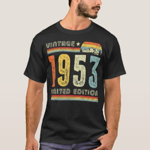 70 Jahre alt Vintage 1953 70. Geburtstag 19 T-Shirt