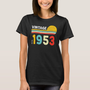70 Jahre alt Vintage 1953 70. Geburtstag 4 T-Shirt
