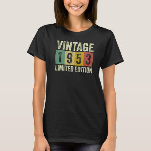 70 Jahre alt Vintage 1953 70. Geburtstag 9 T-Shirt