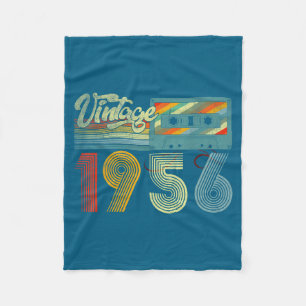 70 Jahre alt Vintage 1956 Cette Tape 70. Geburtsta Fleecedecke