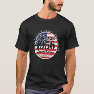 70 Jahre Alt Vintage 1956 Ltd Edition 70. Geburtst T-Shirt