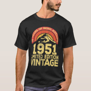 70 Jahre alte legendäre Retro Vintage Phantastisch T-Shirt