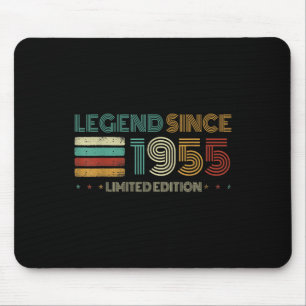 70 Jahre alte Legende seit 1955 70. Geburtstag Mousepad