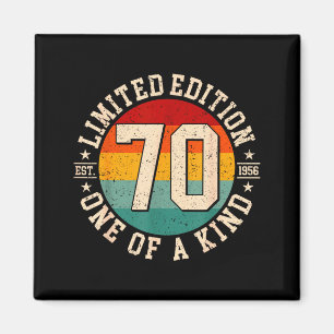 70 Jahre alte limitierte Auflage 1956 zum 70. Magnet