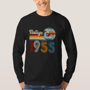 70 Jahre alte Retro-Vintage-Geburtstag 1955 70. Ge T-Shirt