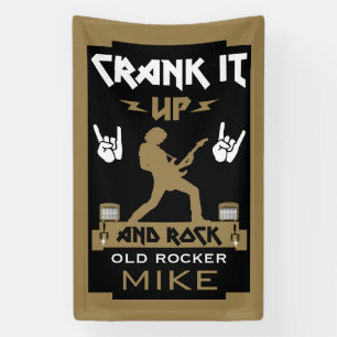 70 Jahre alte Rockers zum Geburtstag Banner