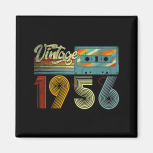 70 Jahre alte Vintage-1956 Cette Tape 70. Geburtst Magnet