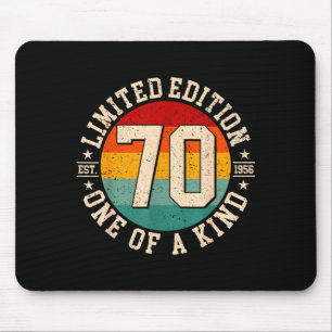 70 Jahre alte Vintage 1956 limitierte Auflage 70. Mousepad