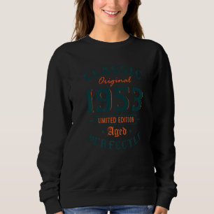 70 Jahre alter Klassiker 1953 Männer Frauen 70. Ge Sweatshirt